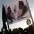 banner with gadhafi