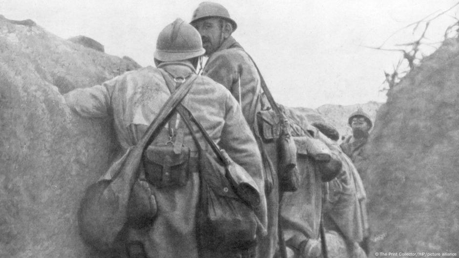 Francuski vojnici tokom Verdunske bitke (1915)