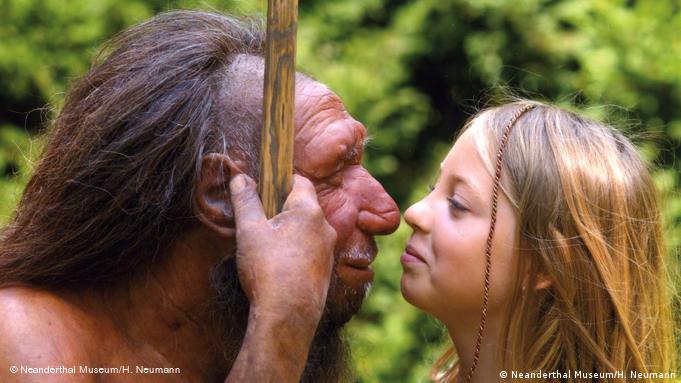 Pamje nga muzeu i Neandertalit, Gjermani