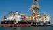 Navio é preparado em porto de Roterdã para mineração em águas profundas Navio é preparado em porto de Roterdã para mineração em águas profundas