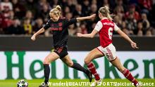 Lea Schüller against Arsenal