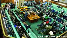 Ugandan legislators participate in the debate of the Anti-Homosexuality bill, which proposes tough new penalties for same-sex relations during a sitting at the Parliament building in Kampala, Uganda March 21, 2023. REUTERS/Abubaker Lubowa