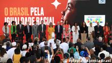 Brasília (DF) 21/03/2023 Presidente Luiz Inácio Lula da Silva assina atos para a promoção da igualdade racial em solenidade no Palácio do Planalto.