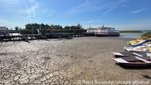 Österreich, Burgenland, Bundesland, Strandbad der Gemeinde Illmitz, Neusiedlersee, niedriger Pegelstand, Trockenheit, Wassermangel, Klimawandel, Seespiegel, Dürre, Sommer, Niederschlag, Regen, Hitzeperiode, Wasserknappheit, Wasser, .Foto: Franz Neumayr 8.9.2022 - 20220908_PD30830