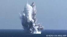 23.3.2023****
This picture taken on March 23, 2023 and released by North Korea's official Korean Central News Agency (KCNA) on March 24, 2023 shows the underwater nuclear strategic attack weapon system Haeil firing in the water off the coast of Riwon County of South Hamgyong Province, in the East Sea, also known as the Sea of Japan. (Photo by KCNA VIA KNS / AFP) / South Korea OUT / ---EDITORS NOTE--- RESTRICTED TO EDITORIAL USE - MANDATORY CREDIT AFP PHOTO/KCNA VIA KNS - NO MARKETING NO ADVERTISING CAMPAIGNS - DISTRIBUTED AS A SERVICE TO CLIENTS / THIS PICTURE WAS MADE AVAILABLE BY A THIRD PARTY. AFP CAN NOT INDEPENDENTLY VERIFY THE AUTHENTICITY, LOCATION, DATE AND CONTENT OF THIS IMAGE --- / 