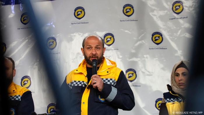 Raed Saleh, Leiter der syrischen Zivilschutztruppe Weißhelme