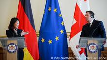 Baerbock ermutigt Georgier bei EU-Annäherung
