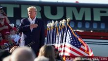Former U.S. President Donald Trump attends his first campaign rally after announcing his candidacy for president in the 2024 election at an event in Waco, Texas, U.S., March 25, 2023. REUTERS/Go Nakamura