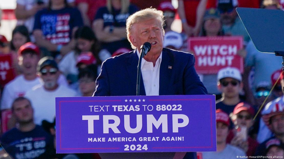USA I Donald Trump hält die erste Kundgebung des Präsidentschaftswahlkampfes 2024 in Texas ab