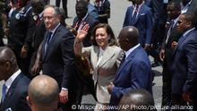 Mataimakiyar shugaban Amirka ta isa Ghana