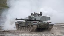 Russian invasion of Ukraine. EMBARGOED TO 0001 MONDAY MARCH 27 File photo dated 20/11/17 of a Challenger 2 Main Battle Tank at Royal Tank Regiment HQ, Tidworth, Wiltshire. Ukrainian crews have completed training on Challenger 2 tanks in the UK and have returned home to continue their fight against Russia's invasion. Issue date: Monday March 27, 2023. Members of Kyiv's armed forces journeyed to Britain shortly after Prime Minister Rishi Sunak announced in January that the UK would send 14 Challenger 2 tanks to help defend Ukraine. The Ministry of Defence said that the training has been completed after UK military officials spent several weeks training Ukrainian personnel how to operate and fight with the tanks. See PA story POLITICS Ukraine. Photo credit should read: Ben Birchall/PA Wire URN:71526474