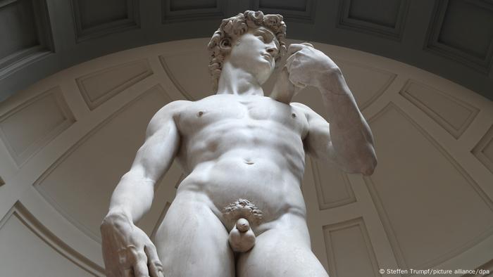 Atracción turística en Florencia: el David de Miguel Ángel.