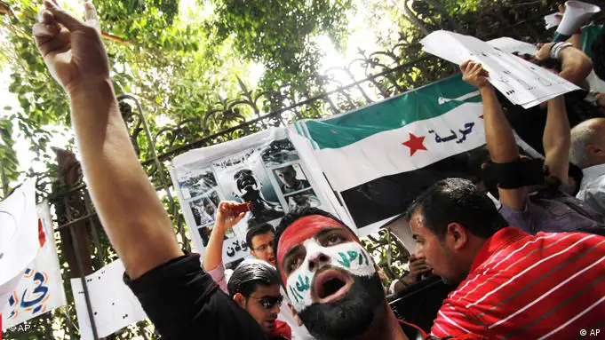 Syrien Protest Demonstration Ägypten Kairo Botschaft Flash-Galerie