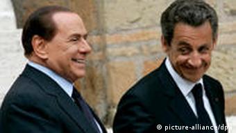 Silvio Berlusconi i Nicolas Sarkozy