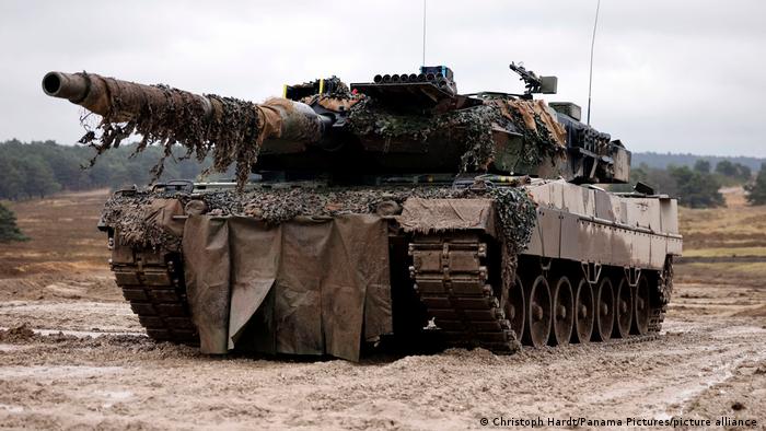 Leopard-2A6-Panzer 