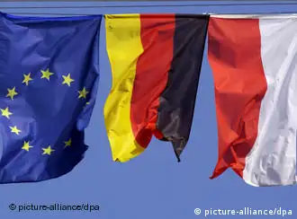 欧盟旗帜以及德国等国国旗