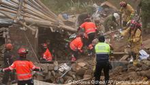 Ecuador: sube a 12 cifra de muertos y 67 desaparecidos por gran alud 