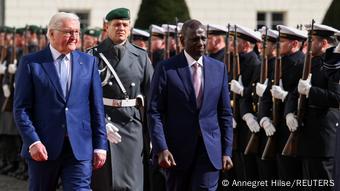 Shugaban kasar Jamus Walter Steinmeier da takwaransa William Ruto na Kenya
