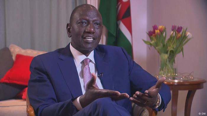 Berlin Präsident William Ruto Kenia im DW-Interview