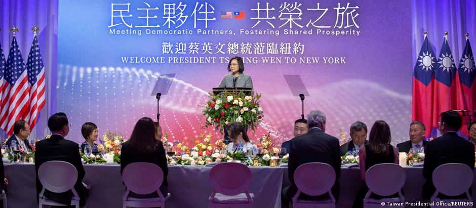 USA New York | Besuch von Taiwans Präsidentin Tsai Ing-wen