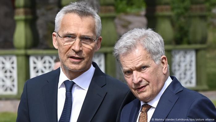 Jens Stoltenberg und Sauli Niinistö