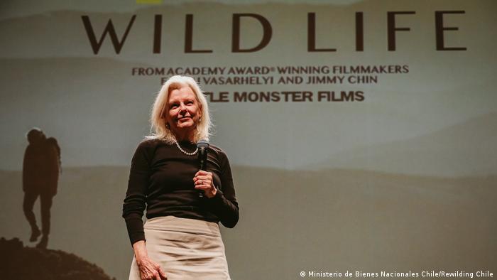 Kristine Tompkins durante la presentación del documental 'Wild Life' ('Vida salvaje') en Santiago de Chile en marzo de este año.