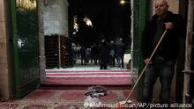 Festnahmen nach Zusammenstößen in Al-Aksa-Moschee in Jerusalem