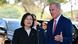 Kevin McCarthy stands next to Tsai Ing-wen. Behind them are bodyguards and cars Kevin McCarthy stands next to Tsai Ing-wen. Behind them are bodyguards and cars