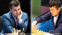 RECHTS: Ian NEPOMNIACHTCHI, RUS, Schach-Grossmeister, WR Chess Masters 20223 in Duesseldorf
LINKS: 230130 -- WIJK AAN ZEE, Jan. 30, 2023 -- Ding Liren of China competes during the final round of the Tata Steel Chess Tournament 2023 in Wijk aan Zee, the Netherlands, Jan. 29, 2023. Photo by /Xinhua SPNETHERLANDS-WIJK AAN ZEE-CHESS TOURNAMENT-FINAL SylviaxLederer PUBLICATIONxNOTxINxCHN