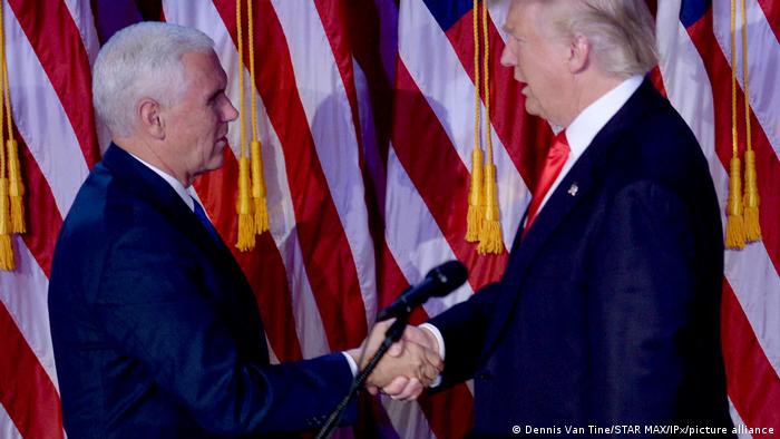 USA Mike Pence und Donald Trump