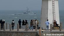 China schickt wieder Kriegsschiffe in die Nähe von Taiwan