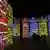 Architektur von Friedensreich Hundertwasser als Lichtschau in Dortmund
