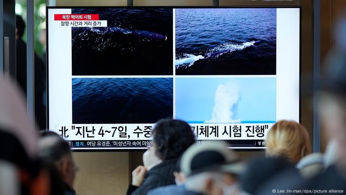 Coreia do Norte diz ter testado armas nucleares submarinas