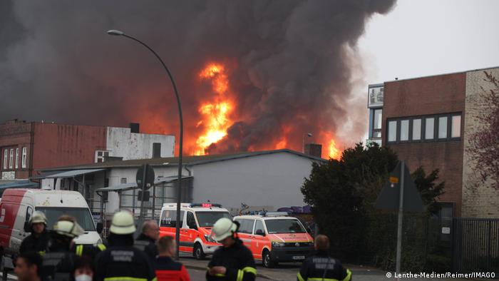 Großbrand in Hamburg