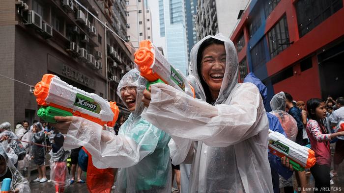 2023年4月9日在香港举行的泼水节庆祝活动。