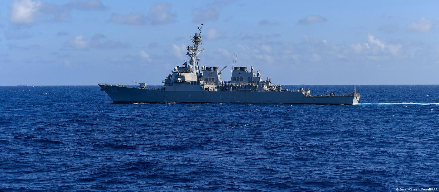The USS Milius-Schiff warship