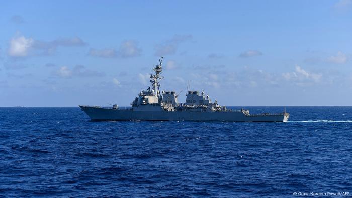 El destructor estadounidense Arleigh Burke USS Milius