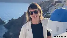 Sarah Hucal reports from the Greek Island of Santorini in 2023