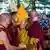 The Dalai Lama with supporters 