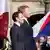 法国总统马克龙11日在阿姆斯特丹会晤荷兰国王。