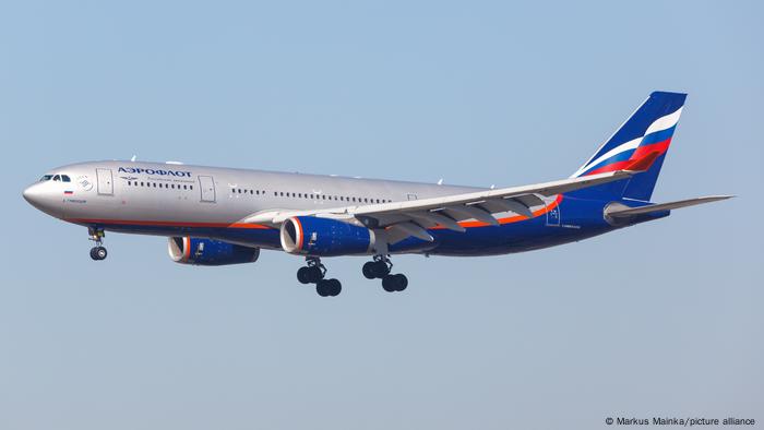 Ein Airbus A330-200 der russischen Fluggesellschaft Aeroflot