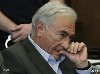 Dominique Strauss-Kahn, former manager of the International Monetary Fund, appears at a bail hearing in Criminal Court, Thursday, May 19, 2011 in New York. Strauss-Kahn faces charges he sexually assaulted a hotel maid. (AP Photo/Richard Drew, Pool)