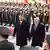 Luiz Inacio Lula da Silva (r), Präsident von Brasilien, inspiziert eine Ehrengarde neben Xi Jinping, Staatschef von China, während einer Willkommenszeremonie vor der Großen Halle des Volkes in Peking