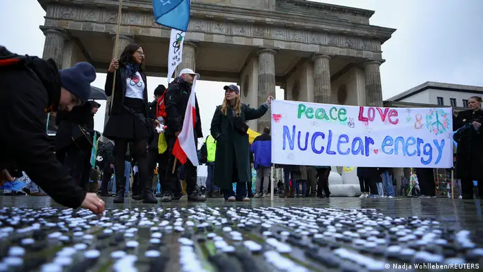 تجمع احتجاجي لمؤيدي الطاقة النووية في برلين 15.04.2023