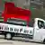 The red piano of the Piano Festival Ruhr transported on a pickup by festival director Franz Xaver Ohnesorg. Photo: Roland Weihrauch dpa/lnw +++(c) dpa - Bildfunk+++ dpa: 17381610