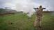 A Ukrainian soldier fires his grenade launcher during training at the front line in the eastern Donetsk region A Ukrainian soldier fires his grenade launcher during training at the front line in the eastern Donetsk region