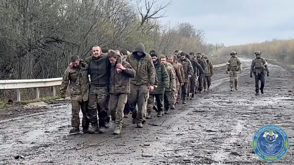 Oslobađanje ukrajinskih vojnika tokom razmene zarobljenika koju su 16. aprila 2023. organizovale Ukrajina i Rusija