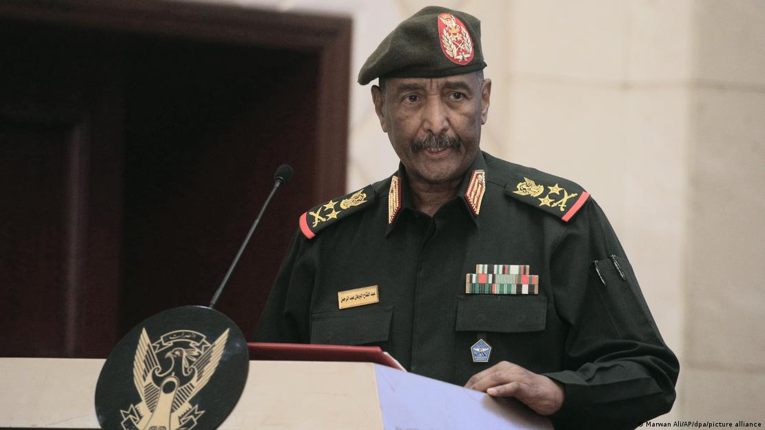 ژنرال عبدالفتاح البرهان، رئیس ستاد ارتش که با کودتای ماه اکتبر سال ۲۰۲۱ قدرت را در سودان به دست گرفت
