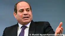FILE - Egyptian President Abdel Fattah al-Sisi speaks as he meets with U.S. Secretary of State Antony Blinken during the US-Africa Leaders Summit, Wednesday, Dec. 14, 2022 in Washington. Egyptian President Abdel Fattah el-Sissi on Sunday, Jan. 1, 2023 urged Israel's new hardline government to refrain from “any measures” that could inflame regional tensions, in a phone call congratulating Prime Minister Benjamin Netanyahu on his return to office.(Mandel Ngan/Pool via AP, File)