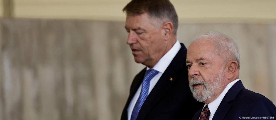 Novas declarações de Lula vieram após presidente receber em Brasília o líder da Romênia, país que faz fronteira com a Ucrânia